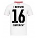 Maillot de foot Eintracht Frankfurt Hugo Larsson #16 Extérieur vêtements 2025-26 Manches Courtes